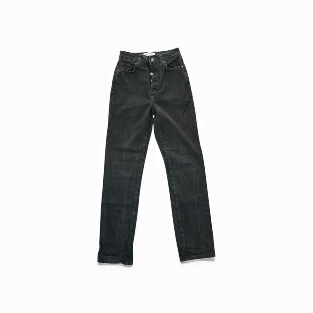 GUC REFORMATION Classic Black High-Waisted Jeans SIZE 24